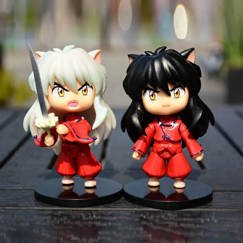 Inuyasha - 6pcs Anime Chibi Figures