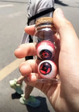 Naruto Sharingan & Mangekyou Sharingan Eyeball Prop Set - Realistic Uchiha Cosplay Eyeball Replicas - Itachi, Sasuke & Kakashi Eye Props for Anime Displays & Halloween