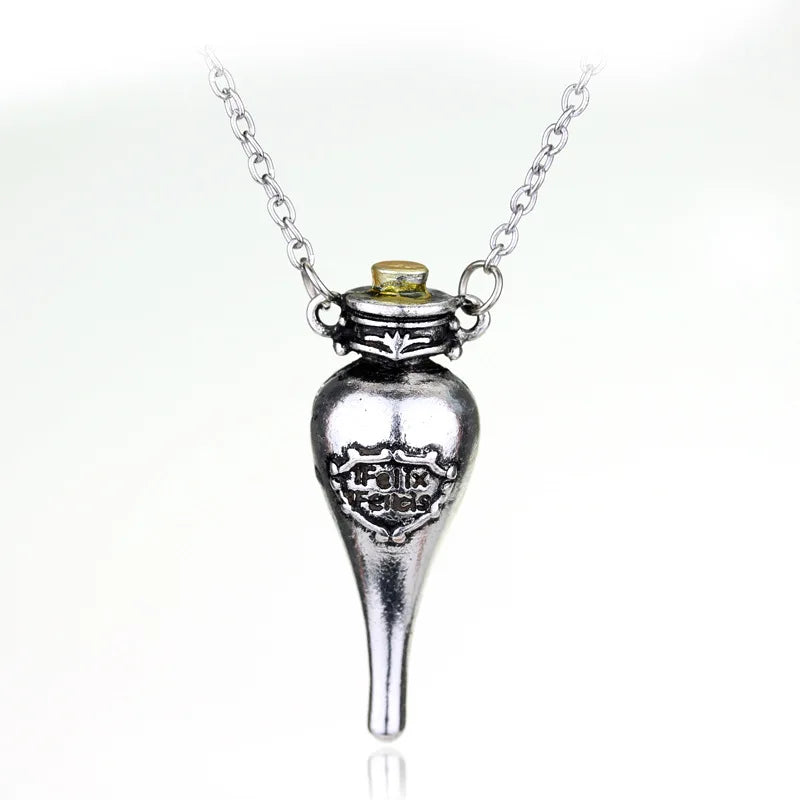 Harry Potter Horcrux Necklace & Keychain Set - Slytherin Locket, Ravenclaw Diadem, Hufflepuff Cup - Vintage Movie Replica Jewelry for Fans