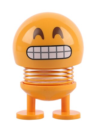 Funny Shaking Emoji Head Car Accessories