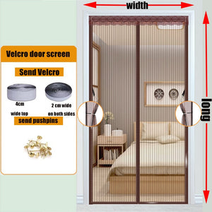 Automatic Closing Magnetic Mesh Curtain