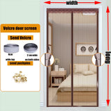 Automatic Closing Magnetic Mesh Curtain