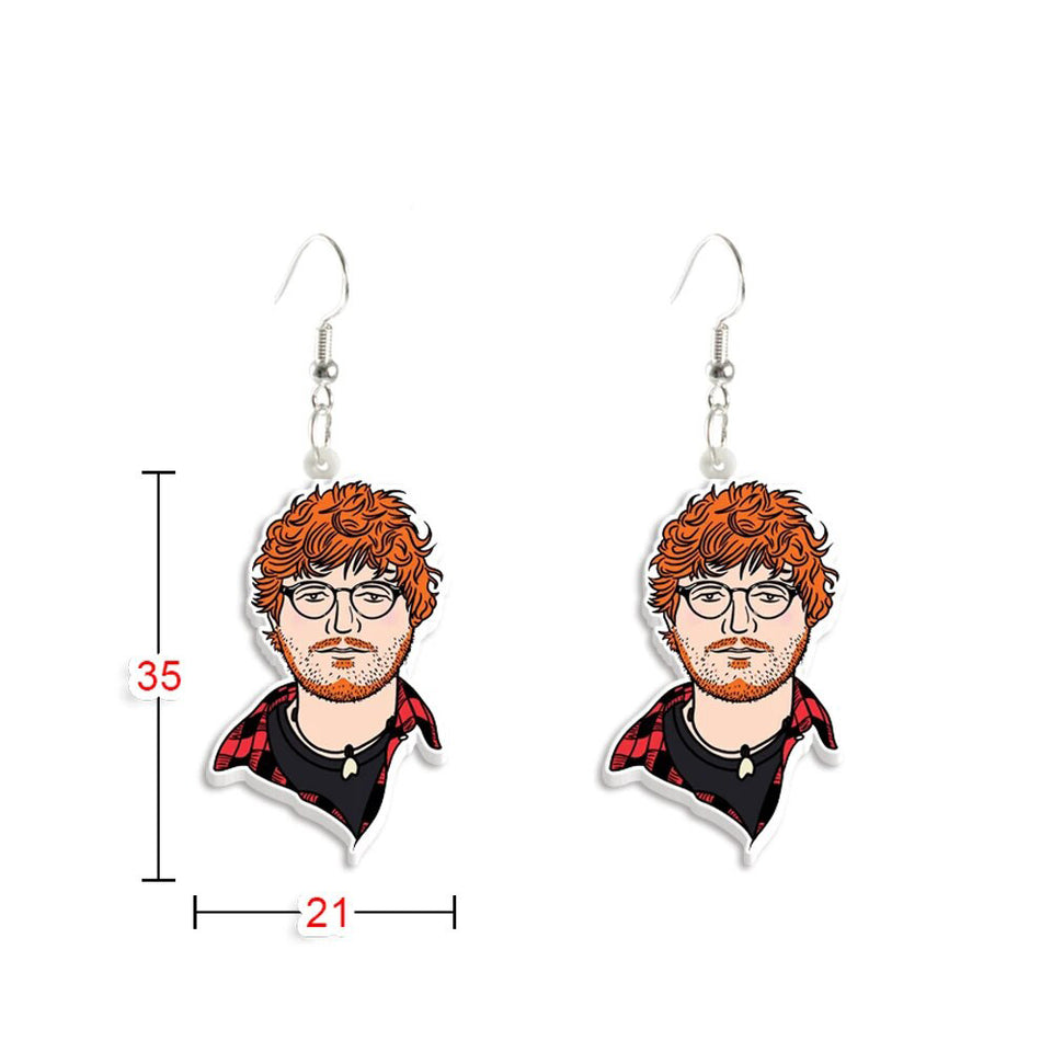 Ed Sheeran - Drop Earrings