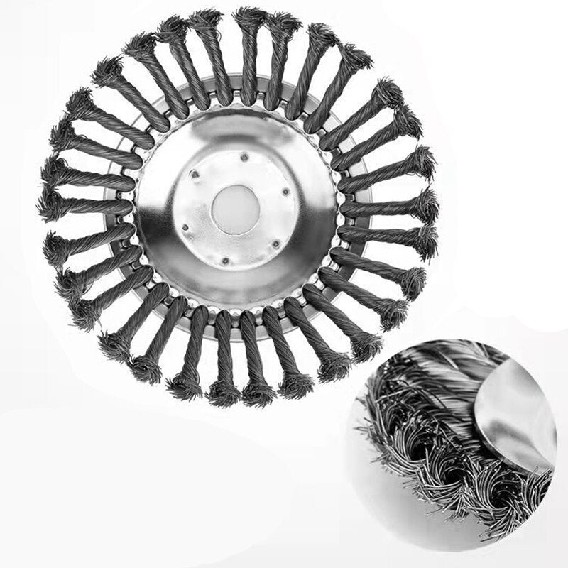 Wire Wheel Brush Garden Lawn Mower