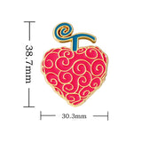 ONE PIECE Devil Fruit Lapel Pins Brooches