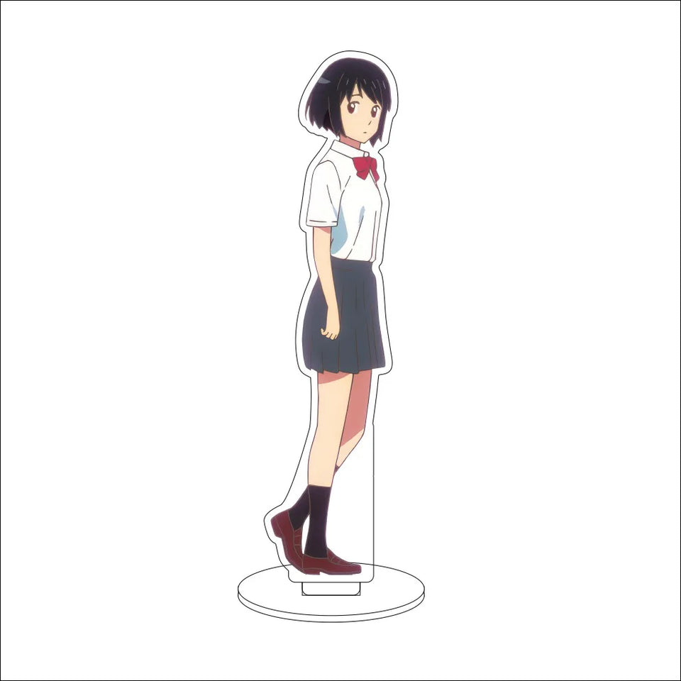 Your Name Anime Acrylic Standee Collection - Premium Taki & Mitsuha Timeline Variant Figures - Kimi no Na wa Kataware-doki Twilight Desk Decor - Romantic Manga Fan Gift Set for Bookshelf, Desk & Room Display