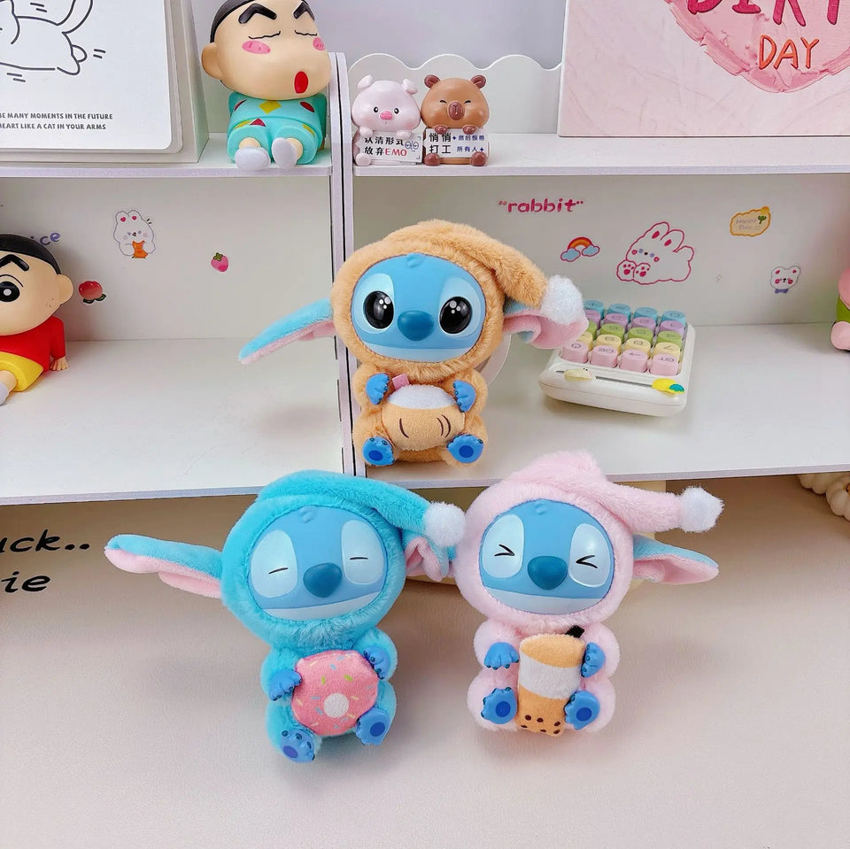 Stitch Plush Keychain – Cute Lilo & Stitch Keyring Doll, Kawaii Bag Pendant Gift for Girls