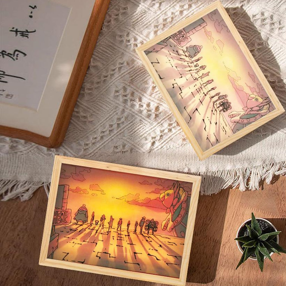 One Piece Luminous Hanging Painting Frame