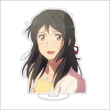 Your Name Anime Acrylic Standee Collection - Premium Taki & Mitsuha Timeline Variant Figures - Kimi no Na wa Kataware-doki Twilight Desk Decor - Romantic Manga Fan Gift Set for Bookshelf, Desk & Room Display