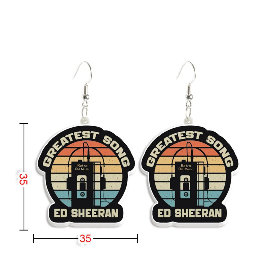 Ed Sheeran - Drop Earrings