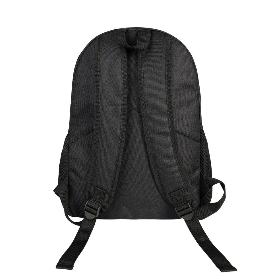 Itachi Uchiha Manga Collage Backpack - Anime Torn Graphic School Bookbag with Sharingan Eyes - Durable Canvas Laptop Daypack for Anime Fans, Students & Cosplay