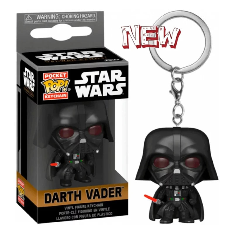 Star Wars Mini Figure Keychains - 29 Styles Featuring Baby Yoda (Grogu), The Mandalorian, Darth Vader, & Boba Fett - Premium Funko-Style Pocket Collectibles & Fan Gifts