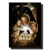 Star Wars Saga Canvas Wall Art – Retro Movie Posters & Minimalist Aesthetic Prints for Home Decor