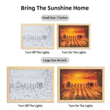 One Piece Luminous Hanging Painting Frame