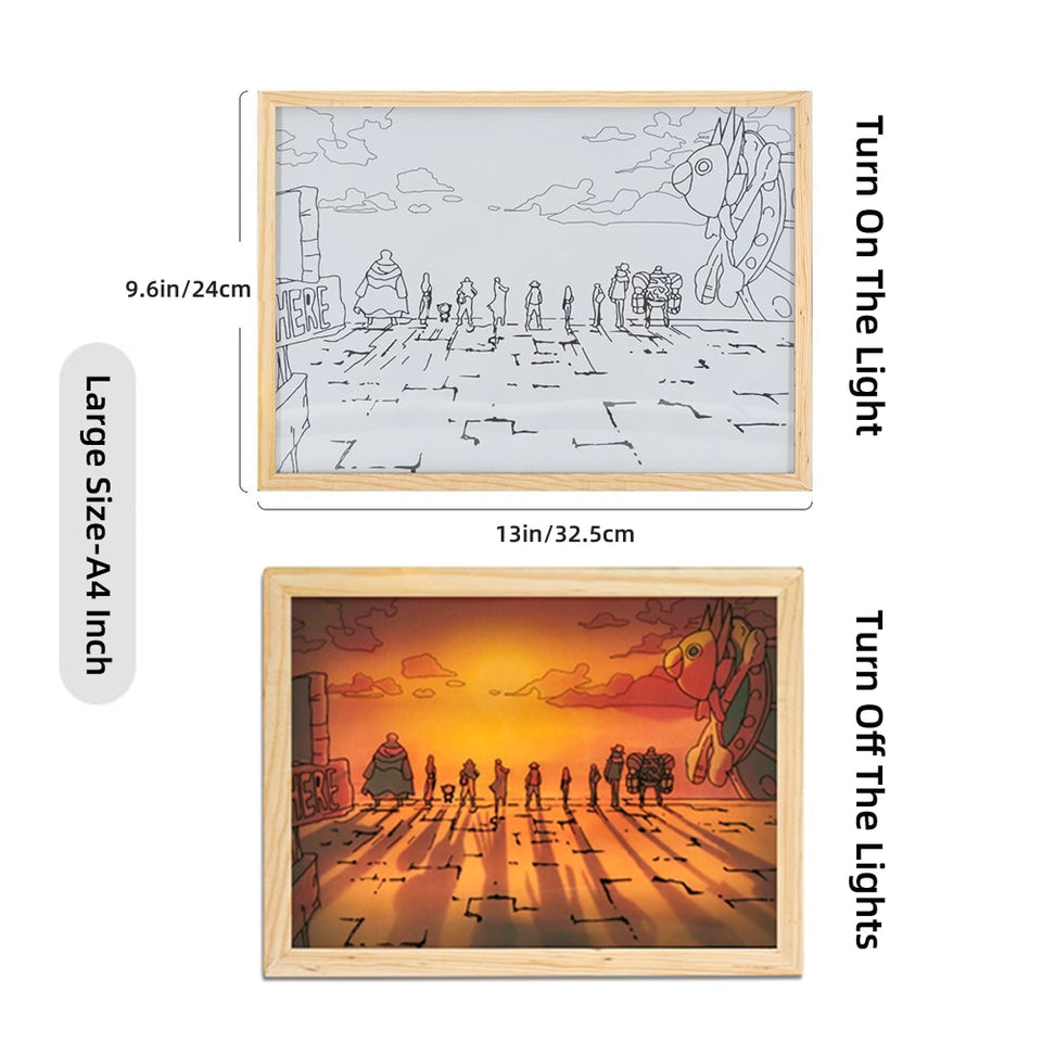 One Piece Luminous Hanging Painting Frame