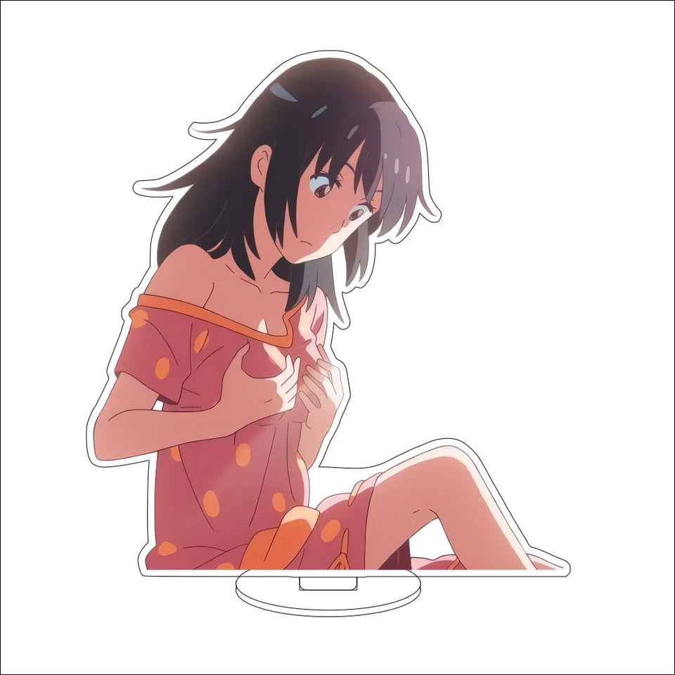 Your Name Anime Acrylic Standee Collection - Premium Taki & Mitsuha Timeline Variant Figures - Kimi no Na wa Kataware-doki Twilight Desk Decor - Romantic Manga Fan Gift Set for Bookshelf, Desk & Room Display