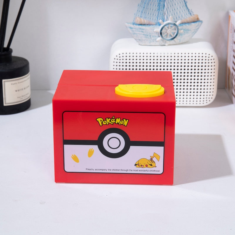 Pikachu Pokemon Action Figure Piggy Bank