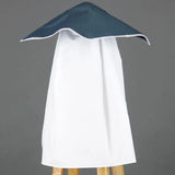 Naruto Hokage Cosplay Hat - Leaf Village Fire Shadow Conical Kasa Hat - Red & White Anime Straw Hat with Side Veils for Cosplay, Conventions & Costume Parties