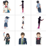 Your Name Anime Acrylic Standee Collection - Premium Taki & Mitsuha Timeline Variant Figures - Kimi no Na wa Kataware-doki Twilight Desk Decor - Romantic Manga Fan Gift Set for Bookshelf, Desk & Room Display