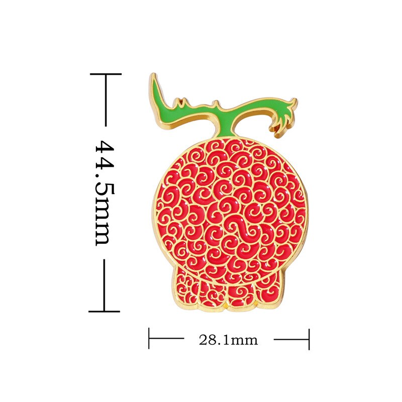 ONE PIECE Devil Fruit Lapel Pins Brooches
