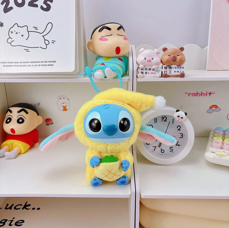 Stitch Plush Keychain – Cute Lilo & Stitch Keyring Doll, Kawaii Bag Pendant Gift for Girls