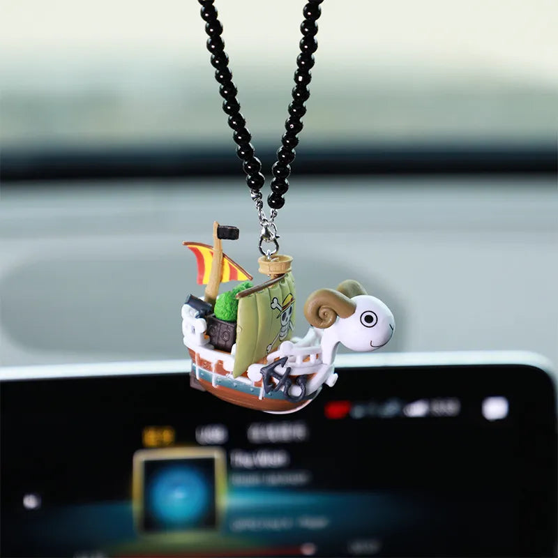 One Piece - Going Merry/ Thousand Sunny Car Pendant