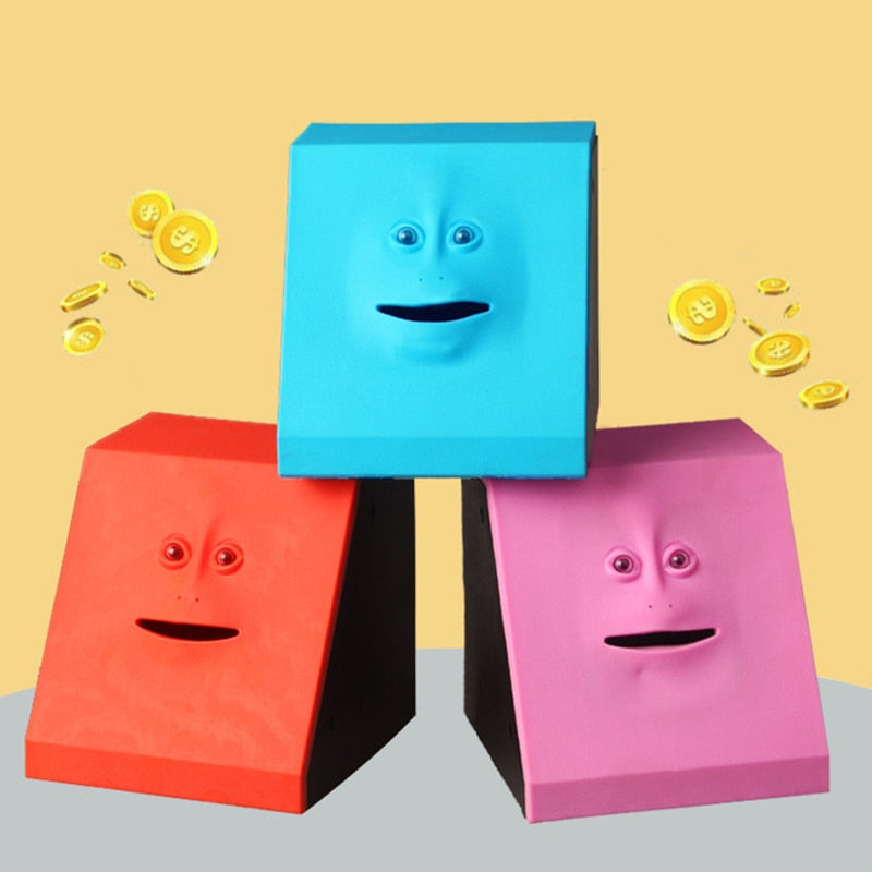Human Face Eating Coin Banks
