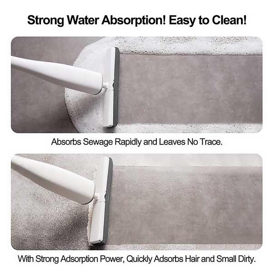 Portable Mini Squeeze Cleaning Mop (with 2 pcs head foam)