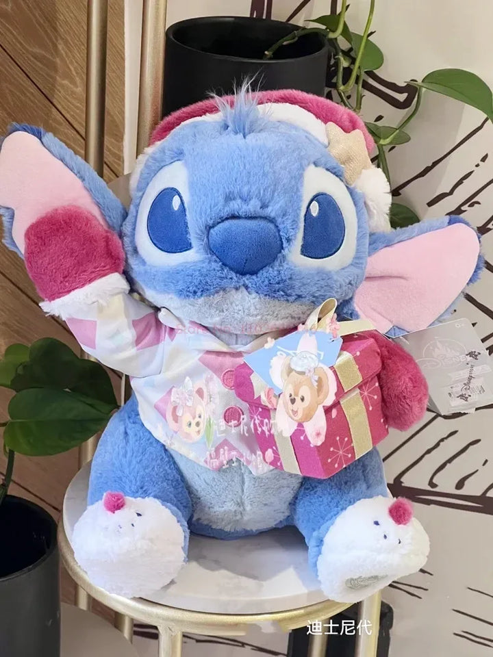 Genuine Disney Stitch Plush Doll – Kawaii Soft Stuffed Toy, Winter & Christmas Gift for Kids