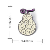 ONE PIECE Devil Fruit Lapel Pins Brooches