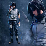 Naruto Itachi Uchiha ANBU Action Figure - Tactical Black Ops Statue with Sword & ANBU Mask - Collectible Anime Desk Figure - 28CM