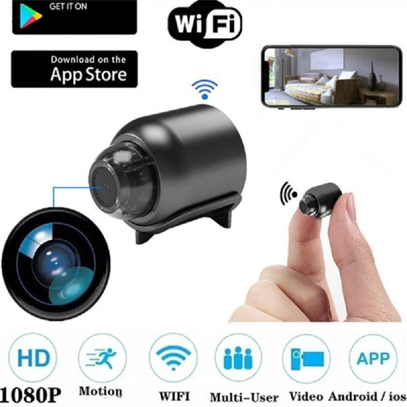 1080P HD Wireless WiFi Baby Monitor Mini Camera