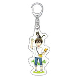 Weathering With You Chibi Acrylic Keychain Collection - Hodaka & Hina Cute Anime Couple Charm Set - Clear Double-Sided Pendant Keyring for Bags, Ita Bags & Anime Fans