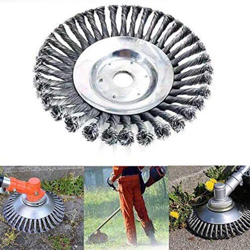 Wire Wheel Brush Garden Lawn Mower