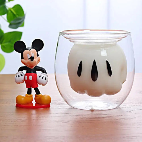 Mickey Mouse - Double Glass Cup
