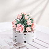 DIY Succulents Romantic Flowers Bouquet Bricks