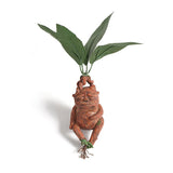 Mandrake Root Resin Statue - Handcrafted Harry Potter Inspired Garden Figurine & Indoor Mythical Plant Decor - Realistic Mandragora Herbology Art Ornament