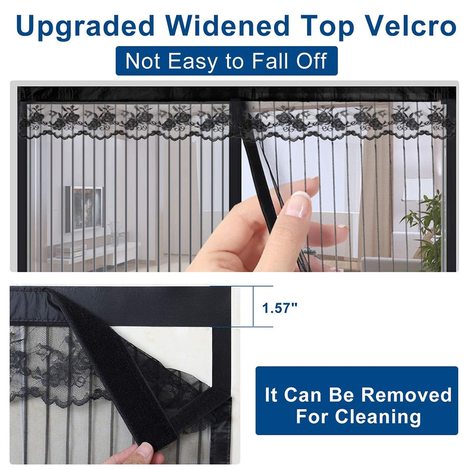 Automatic Closing Magnetic Mesh Curtain