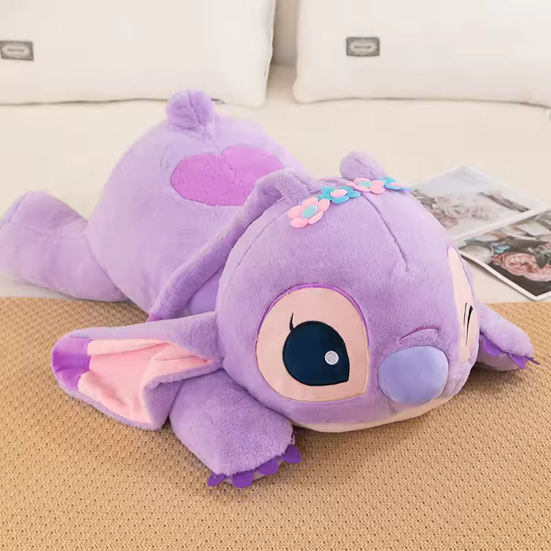 Big Stitch & Angel Plush Toys (55–80cm) – Charming Lilo & Stitch Stuffed Gift for Kids