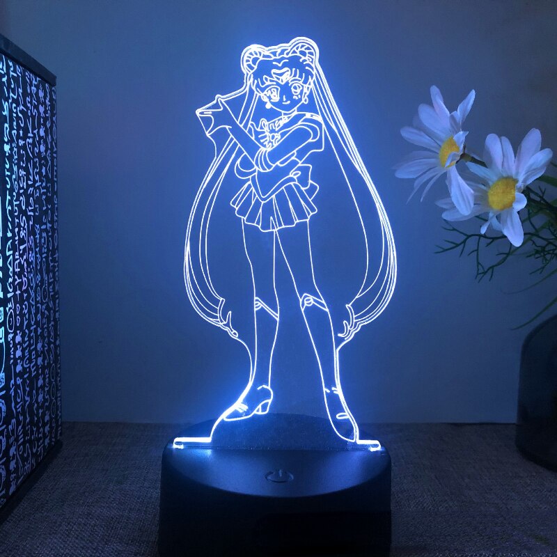 Anime Sailor Moon Colorful Led Night Light