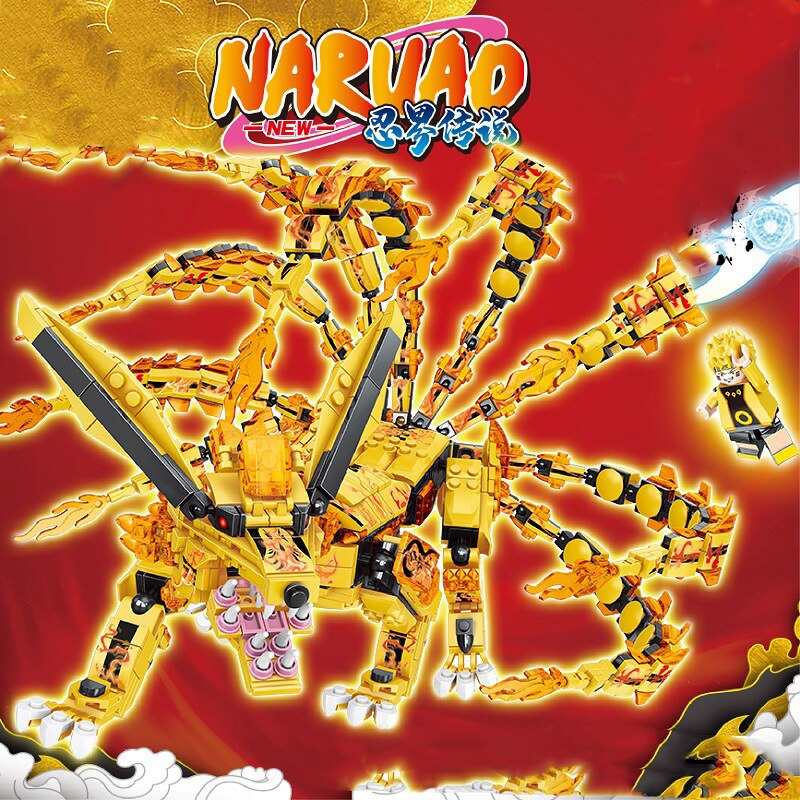 Naruto Anime Kyuubi Building Blocks