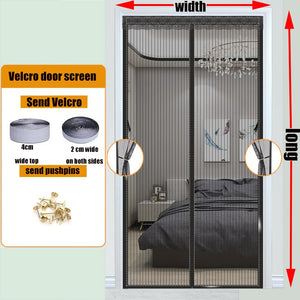 Automatic Closing Magnetic Mesh Curtain
