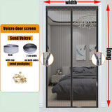 Automatic Closing Magnetic Mesh Curtain