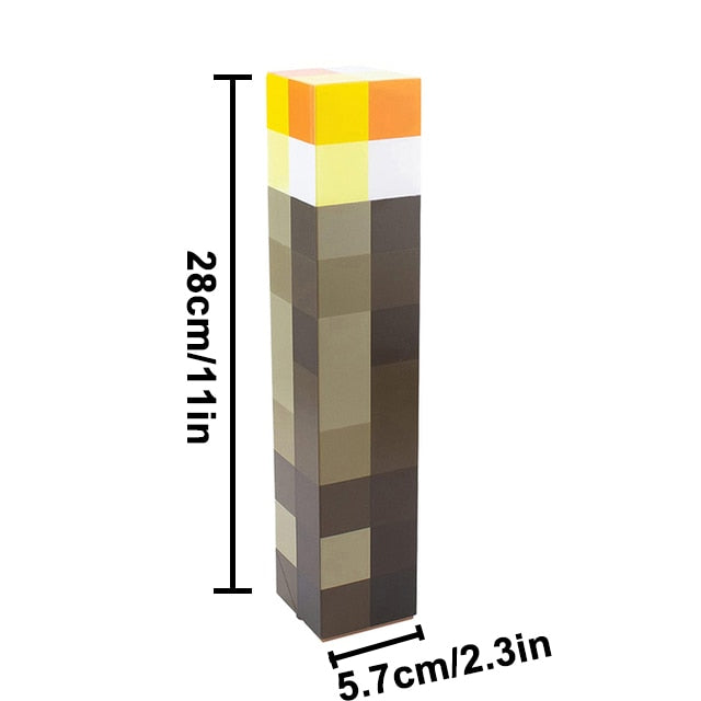 Minecraft Brownstone Torch Night Lamp