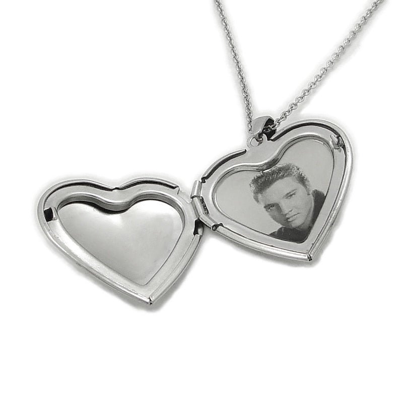 Elvis Presley - Heart Photo Locket Necklace