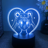 Anime Sailor Moon Colorful Led Night Light