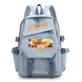Anime Tactical Buckle Canvas Backpack - Leaf Village & Anbu Mask Graphic School Bookbag with Laptop Sleeve - Aesthetic Multi-Pocket Travel Rucksack for Students & Anime Fans