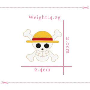 One Piece - Pirate Skull Enamel Pins