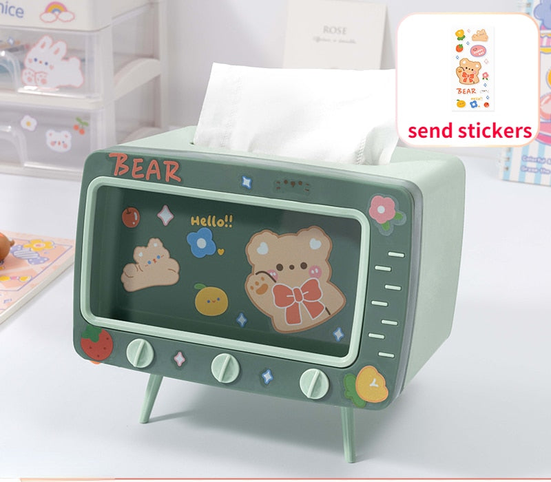 Cute Multifunction Phone and Tissue Box Holder