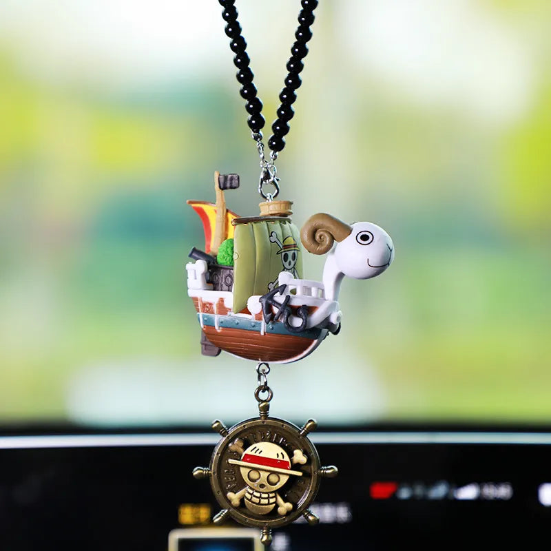 One Piece - Going Merry/ Thousand Sunny Car Pendant